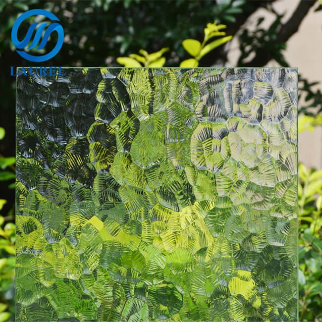 4mm 5mm Clear Patterned Safety Glass Sheet For Sale